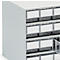 Bloc-tiroir 1640 TRESTON, 16 tiroirs, P 400 mm, transparent