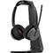 Bluetooth Headset EPOS Impact 1061, ANC, binaural, zertifiziert für Microsoft Teams®, bis 30 m, mit Ladestation, schwarz