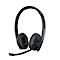 Bluetooth Headset EPOS | Sennheiser ADAPT 260, binaural, UC-optimiert, zertifiziert für Microsoft Teams®, bis 25 m, bis 27 h, mit USB-Dongle, schwarz