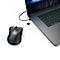 Bluetooth muis hama Canosa, voor links- en rechtshandigen, bereik tot 8 m, USB nano-ontvanger, 3 knoppen &amp; scrollwiel, 800-1600 dpi, batterij, antraciet