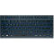 Bluetooth Tastatur Cherry KW 7100 Mini BT Slate Blue, QWERTZ, Multi-Device, kompaktes Format, inkl. Transporttasche