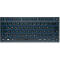 Bluetooth Tastatur Cherry KW 7100 Mini BT Slate Blue, QWERTZ, Multi-Device, kompaktes Format, inkl. Transporttasche