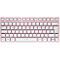 Bluetooth toetsenbord Cherry KW 7100 Mini BT Cherry Blossom, QWERTZ, multi-apparaat, compact formaat, incl. draagtas