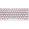 Bluetooth toetsenbord Cherry KW 7100 Mini BT Cherry Blossom, QWERTZ, multi-apparaat, compact formaat, incl. draagtas