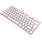 Bluetooth toetsenbord Cherry KW 7100 Mini BT Cherry Blossom, QWERTZ, multi-apparaat, compact formaat, incl. draagtas