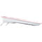 Bluetooth toetsenbord Cherry KW 7100 Mini BT Cherry Blossom, QWERTZ, multi-apparaat, compact formaat, incl. draagtas