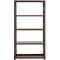 Blumen-/Allround-Steckregal ORDO Flex, multifunktional, 4 Fachböden mit Lochung, Wannenboden, Feldlast 1200 kg, B 1060 x T 435 x H 2000 mm, pulverbeschichtet, rostfarben/braun