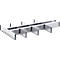Bodem verso scheidingswanden, fronthoogte lade 100/125 mm, B 1050 x D 550 x H 77 mm, plaatstaal, grijs