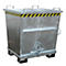 Bodemklepcontainer BKB 1000, gegalvaniseerd