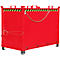 Bodemklepcontainer FB 2000, rood