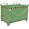 Bodemklepcontainer FB 500, L 800 x B 1200 x H 860 mm, groen