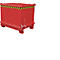 Bodemklepcontainer SB 1000, rood