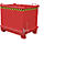 Bodemklepcontainer SB 1500, rood