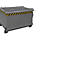 Bodemklepcontainer SB 750, grijs