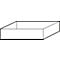 Bodemopvangbak Abz voor asecos veiligheidskasten van de series Q30, Q90, S90 en K90, polypropyleen, grijs, B 449 x D 505 x H 94 mm, 11 l