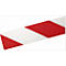 Bodenmarkierungsband Durable, zweifarbig, selbstklebend, 30 m Länge, rot/weiß