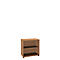 Boekenkast, 2 OH, fijne spaanplaat, B 800 x D 450 x H 820 mm, beukendecor