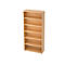 Boekenkast, 5 OH, spaanplaat, B 1000 x D 400 x H 2004 mm, ahorndecor
