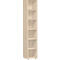 Boekenkast, 6 OH, 5 legborden, B 400 x D 400 x H 2160 mm, ahorndecor