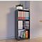 Boekenkast - hout - B 490 x D 320 x H 1080 mm - antraciet