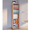 Boekenkast - hout - B 490 x D 320 x H 1780 mm - honing eiken decor