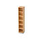 Boekenkast, spaanplaat, B 400 x D 400 mm, 6 OH, ahorndecor