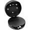 Boîte à clés Smart Keybox, ronde, Bluetooth/USB, commande par clavier &amp; app, jusqu'à 100 utilisateurs, IP65, fonctionnement sur piles, noir