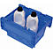 Boîte à produits chimiques pour armoires de sécurité et à produits chimiques asecos, polypropylène, bleu, L 410 x P 300 x H 260 mm