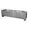 Boîte à tubes fluorescents BAUER AL-D 200, en aluminium, accessible en fauteuil roulant, empilable, L 2100 x P 465 x H 585 mm