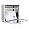 Boîte aux lettres en acier inoxydable Rottner highrise II acier inoxydable