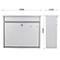 Boîte aux lettres Rottner highrise II argent