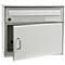 Boîte aux lettres Sirius, pour montage autoportant, alu blanc