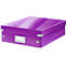 Boîte d'organisation Click + Store LEITZ®, taille moyenne, violet