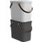 Boîte de rangement ALBULA, avec couvercle, 25 litres, poignée en arceau, empilable, en plastique recyclé, L 400 x P 235 x H 340 mm, anthracite