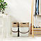 Boîte de rangement ALBULA, avec couvercle, 40 litres, poignée en arceau, empilable, en plastique recyclé, L 400 x P 358 x H 340 mm, blanc