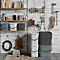Boîte de rangement ALBULA, avec couvercle, 40 litres, poignée en arceau, empilable, en plastique recyclé, L 400 x P 358 x H 340 mm, vert