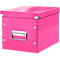 Boîte de rangement Click + Store Leitz®, en carton, l. 260 x P 360 x H 240 mm, rose