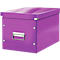 Boîte de rangement Click + Store Leitz®, en carton, l. 320 x P 360 x H 260 mm, violet
