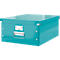 Boîte de rangement Click + Store Leitz®, en carton, pour format A3, bleu pétrole