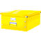 Boîte de rangement Click + Store Leitz®, en carton, pour format A3, jaune
