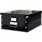 Boîte de rangement Click + Store Leitz®, en carton, pour format A3, noir
