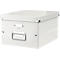 Boîte de rangement Click + Store Leitz®, en carton, pour format A4, blanc