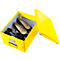 Boîte de rangement Click + Store Leitz®, en carton, pour format A4, jaune