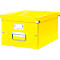Boîte de rangement Click + Store Leitz®, en carton, pour format A4, jaune