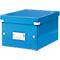 Boîte de rangement Click + Store Leitz®, en carton, pour format A5, bleu