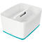 Boîte de rangement Leitz MyBox, DIN A4, pour les ustensiles, blanc/bleu glacé