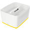Boîte de rangement Leitz MyBox, DIN A4, pour les ustensiles, blanc/jaune