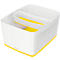Boîte de rangement Leitz MyBox, DIN A4, pour les ustensiles, blanc/jaune