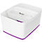Boîte de rangement Leitz MyBox, DIN A4, pour les ustensiles, blanc/violet