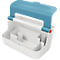 Boîte de rangement mobile Cosy Leitz®, poignée de transport et couvercle, jusqu'au format A4, bleu